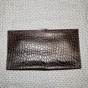Banana Republic Reptile Print Clutch